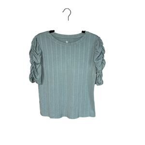 SO Women’s Cropped T-Shirt, Green, Size L, NWT